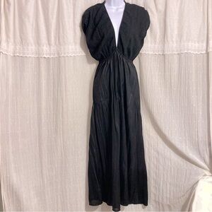 COPY - Vintage Nightgown Silky Black